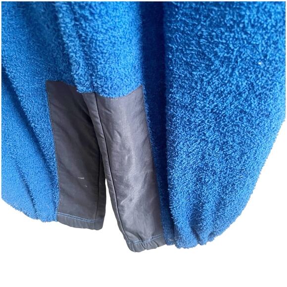 Free People Movement Cuddle Up Fleece Pants Fuzzy Prep School Blue Size Large - Picture 8 of 12